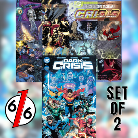 DARK CRISIS #1 SET JIM LEE Homage Variant & SAMPERE Main Cover