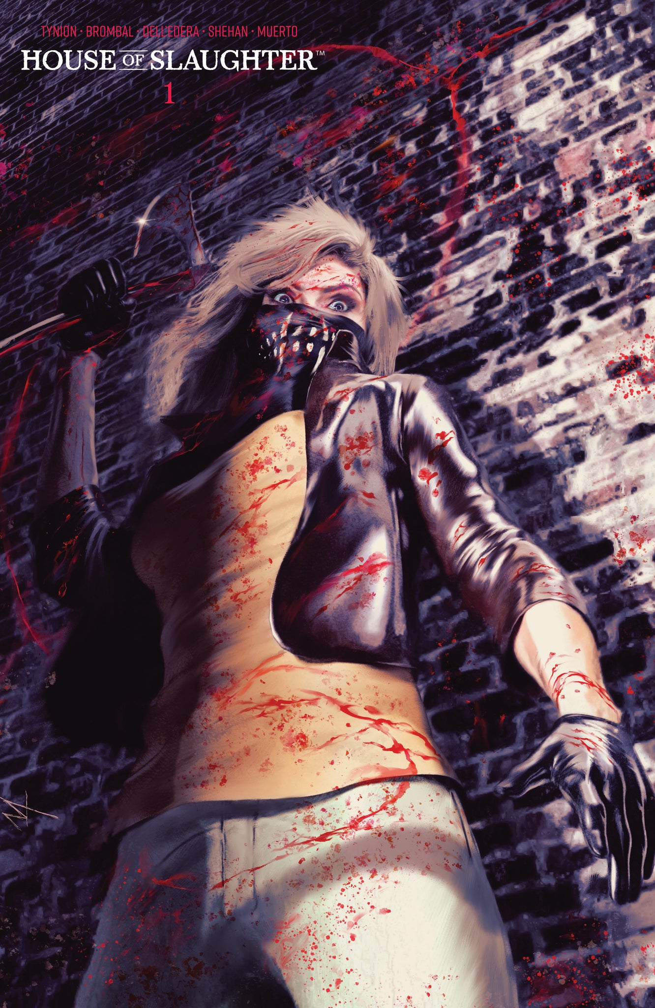 HOUSE OF SLAUGHTER #1 MARCO TURINI 616 Exclusive Bloody Trade Dress Variant Cover B LTD 1000 COA