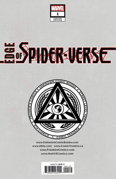EDGE OF SPIDER-VERSE #1-3 TYLER KIRKHAM Virgin Variant Set