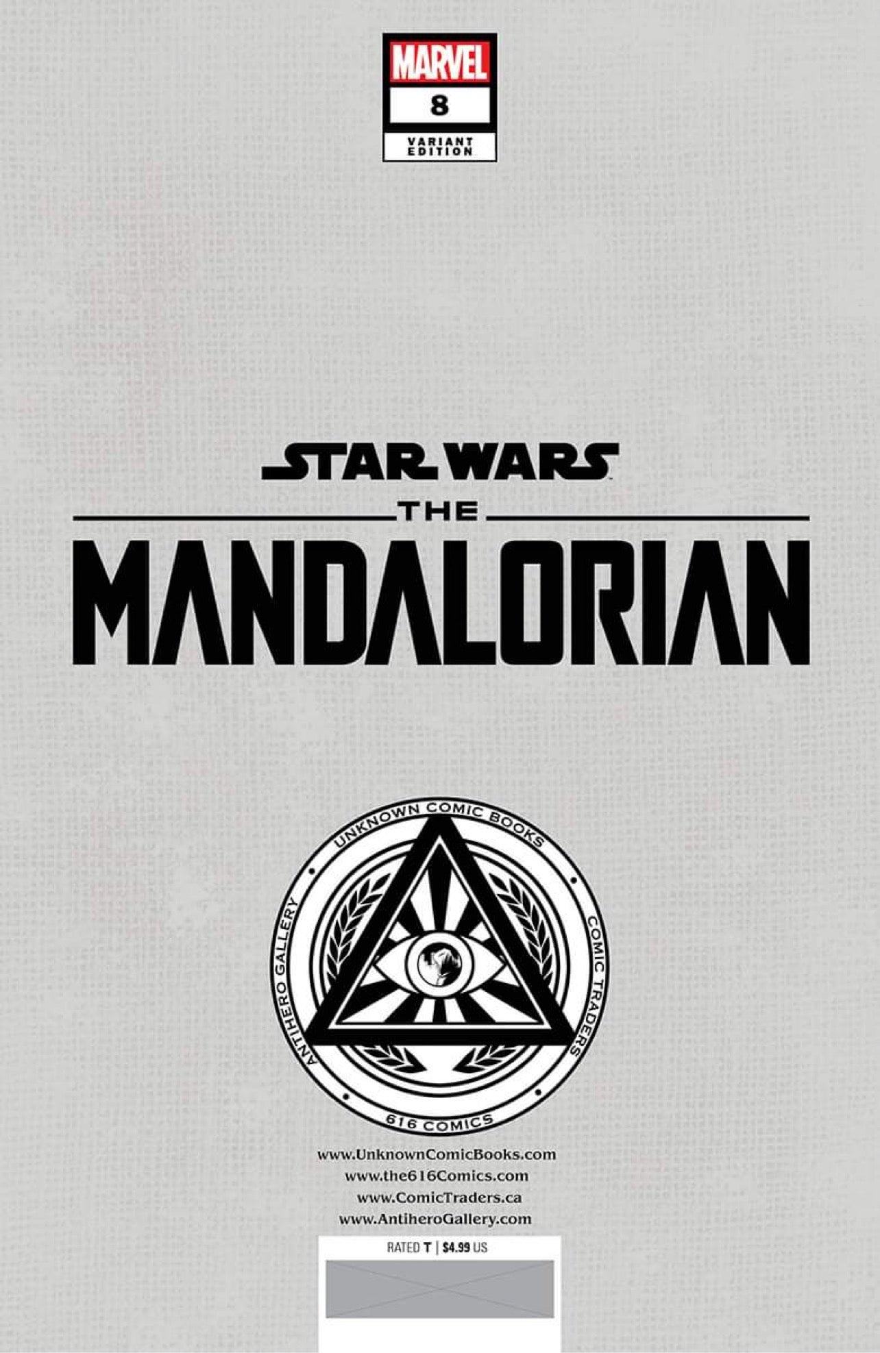 STAR WARS THE MANDALORIAN 8 TYLER KIRKHAM Trade Dress Variant