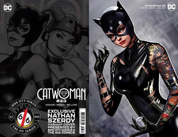 CATWOMAN #43 SZERDY & BESCH Exclusive Variant Set Of 4 Harley Quinn