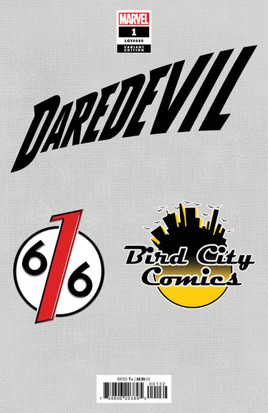 BUY 2 GET 1 FREE - DAREDEVIL #1 E.M. Gist 616 Trade Dress Variant - 3 Copies