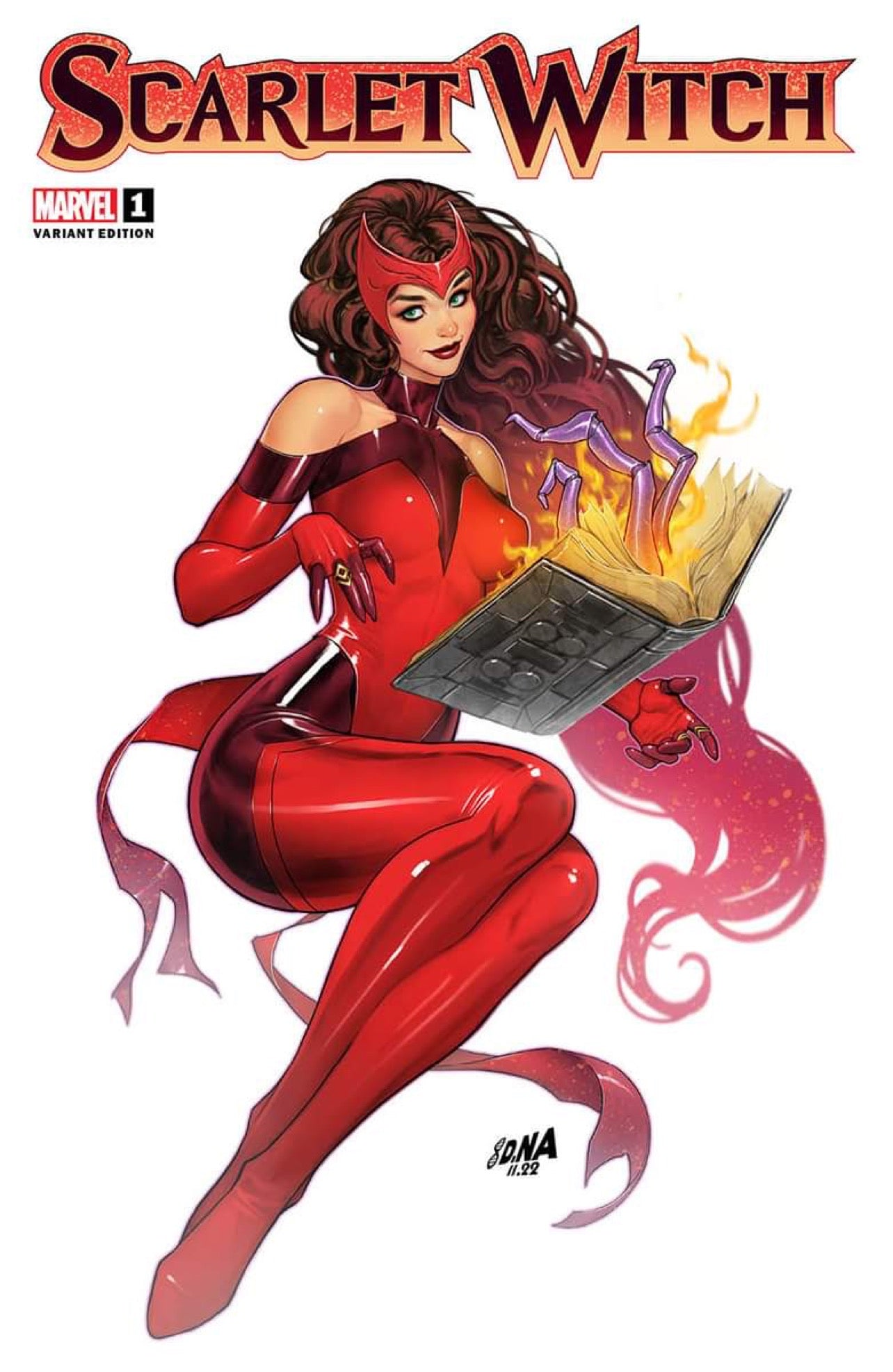 Women of Marvel 1 Scarlet Witch hot 2 Comics BoTH! Virgin & Trade dress!