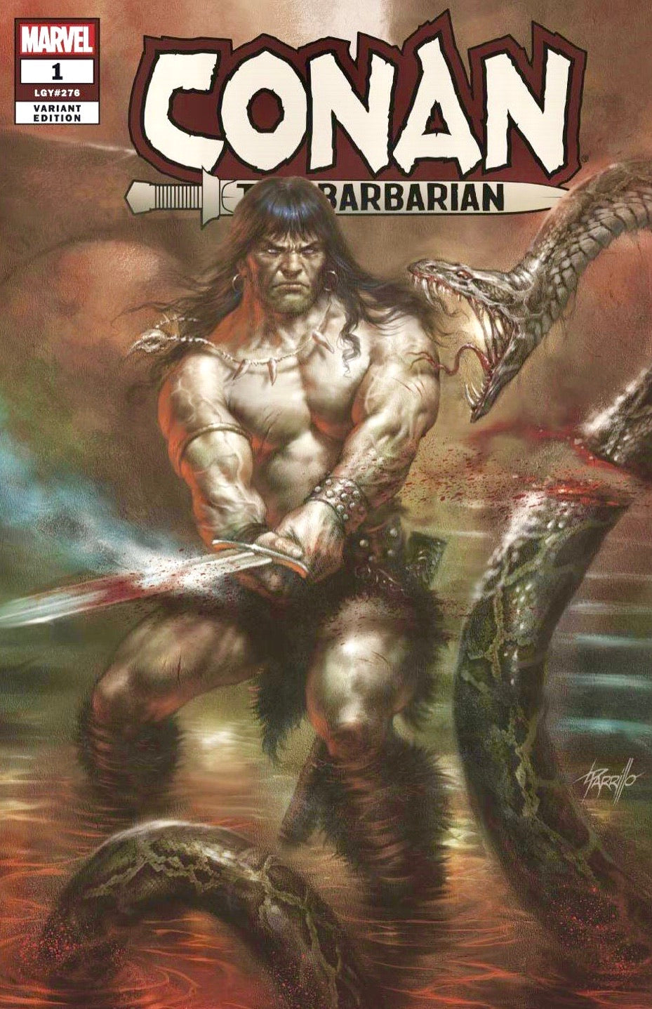 CONAN THE BARBARIAN #1 LUCIO PARRILLO  Exclusive Cover A Ltd To 3000