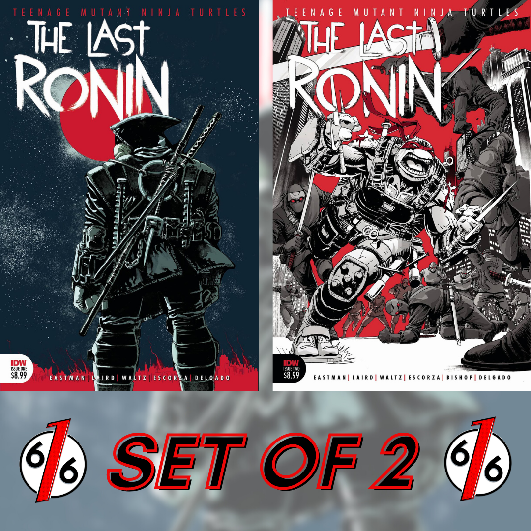 🚨🐢 TMNT THE LAST RONIN SET #1 Fourth Print 4th PTG & #2 Third Print 3rd PTG