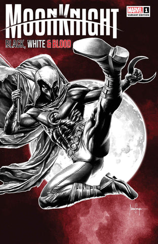 MOON KNIGHT BLACK WHITE & BLOOD #1 MICO SUAYAN 616 Trade Dress Variant LTD 3000