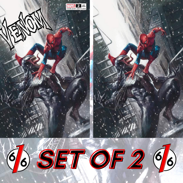 VENOM #2 MARCO MASTRAZZO Variant Set Trade Dress & Virgin LTD 1000