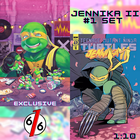 JENNIKA II #1 SET OF 2 Justine Frany Exclusive & Bustos 1:10 Ratio Variant