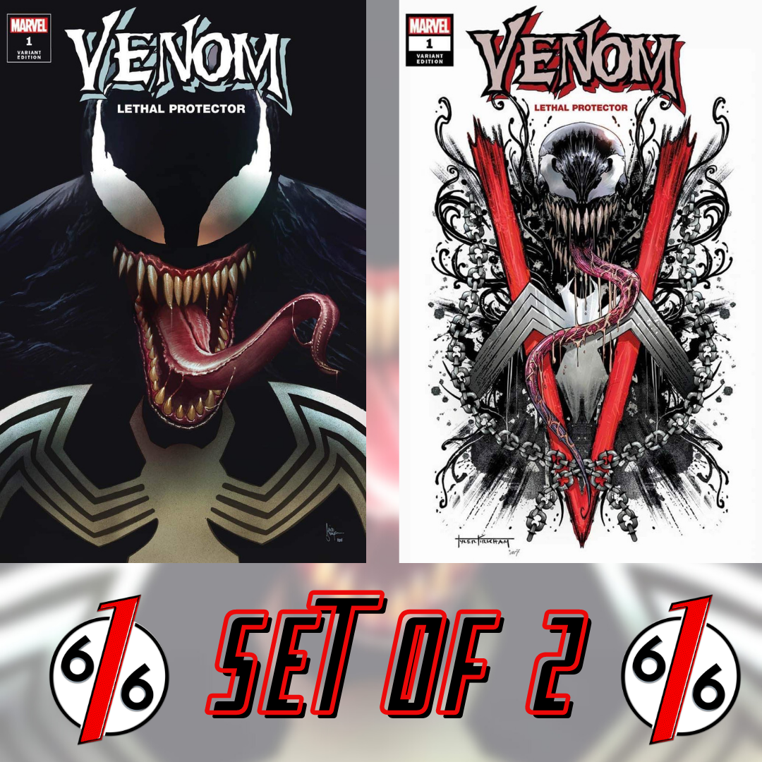 VENOM LETHAL PROTECTOR #1 Trade Dress Variant Set Of 2