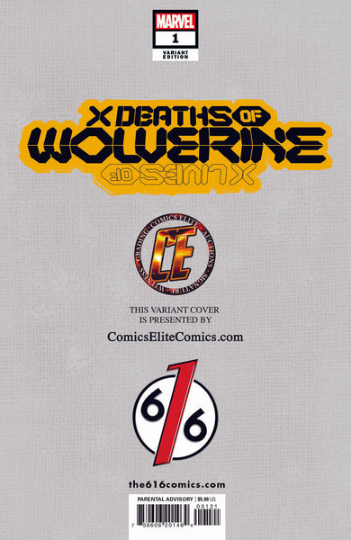 X LIVES OF WOLVERINE #1 TURINI & X DEATHS OF WOLVERINE #1 BROWN Virgin Variant Set