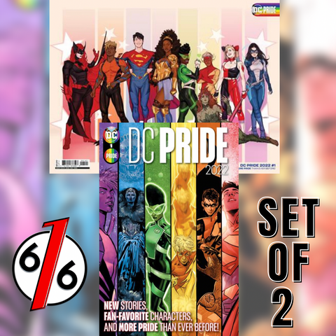 DC PRIDE 2022 #1 SET JIMENEZ Cover A & SWAY Wraparound Variant B 