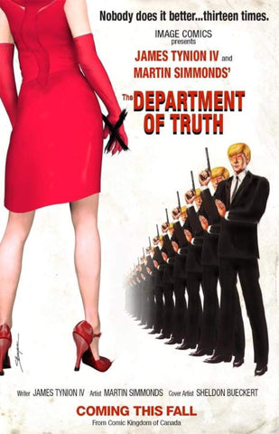 DEPARTMENT OF TRUTH #13 BUECKERT CK Exclusive Variant Octopussy Homage LTD 500