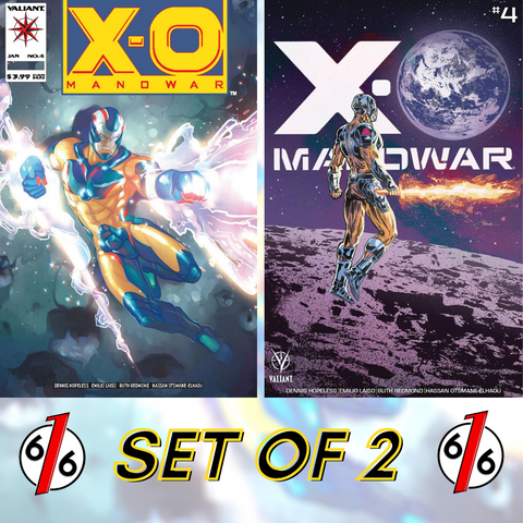 🚨💥 X-O MANOWAR #4 MEGHAN HETRICK Layton Tribute Variant & 1:25 Walsh LTD 500