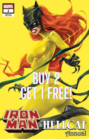 BUY 2 GET 1 FREE - IRON MAN & HELLCAT ANNUAL #1 IVAN TAO Unknown 616 Trade Dress Variant - 3 Copies