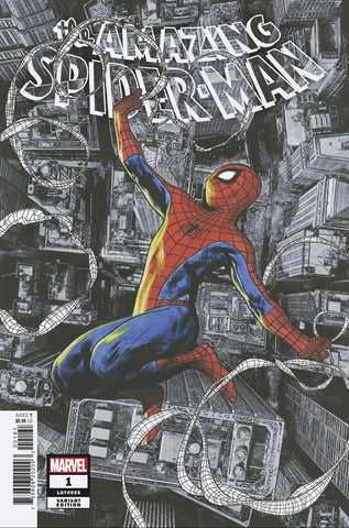 AMAZING SPIDER-MAN #1 TRAVIS CHAREST 1:25 Ratio Variant