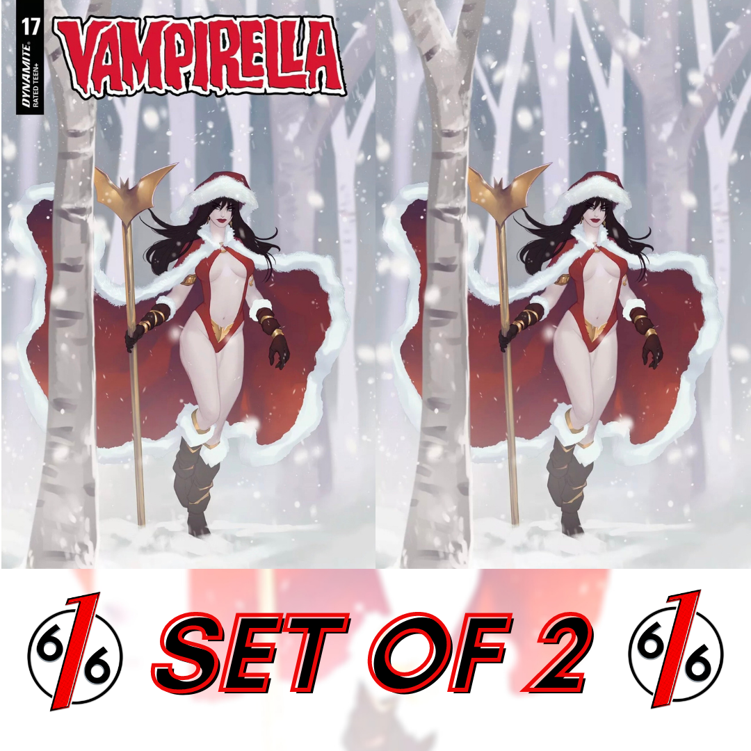 🚨🦇🔥 VAMPIRELLA #17 HETRICK Variant Set Of 2 FOC Bonus & 1:11 Virgin NM Gemini