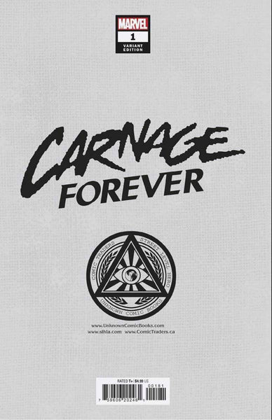 BUY 2 GET 1 FREE - CARNAGE FOREVER #1 DELL’OTTO Unknown/616 Trade Dress Variant - 3 Copies