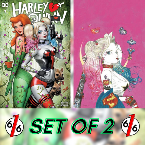 HARLEY QUINN #1 SET OF 2 Szerdy Trade Dress & Amano Team Variant