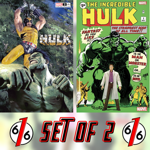 🚨💥 HULK #3 SET MARCO TURINI 616 Trade Dress & NAKAYAMA Homage LTD 3000