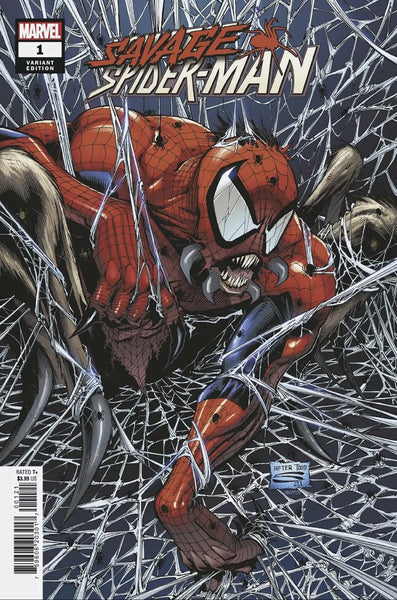 SAVAGE SPIDER-MAN #1 SET HOTZ Trade Dress & Sandoval Homage Variant