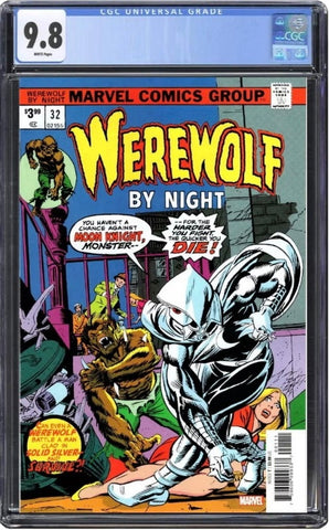 WEREWOLF BY NIGHT #32 Facsimile Edition CGC 9.8