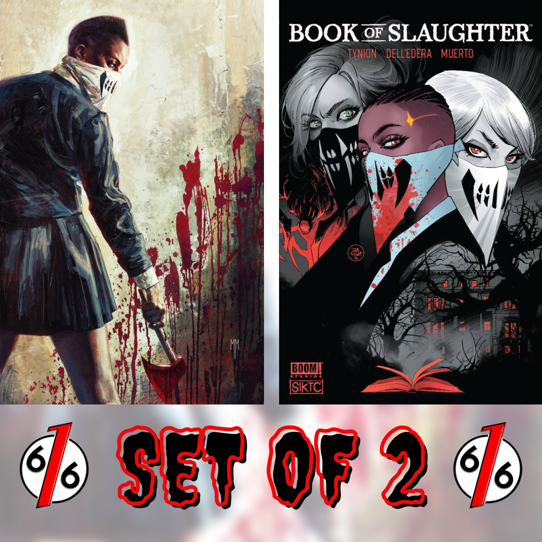 HOUSE OF SLAUGHTER #1 MASTRAZZO 616 Virgin Variant & MORA Main Cover 