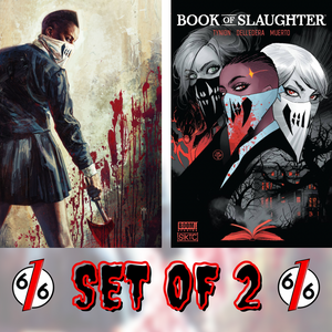 HOUSE OF SLAUGHTER #1 MASTRAZZO 616 Virgin Variant & MORA Main Cover 