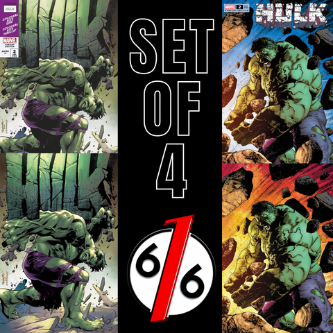 HULK #2 VARIANT SET SEGOVIA & GIANGIORDANO Trade Dress & Virgin LTD 1000