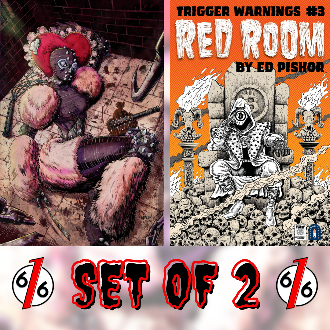 RED ROOM TRIGGER WARNINGS #3 DALTON 616 Virgin Variant & Main Cover