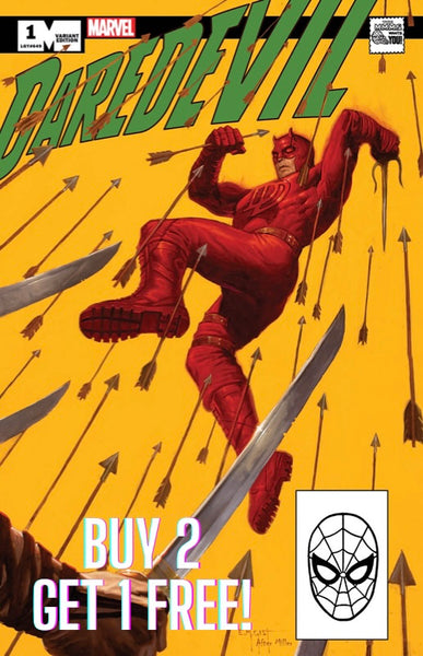 BUY 2 GET 1 FREE - DAREDEVIL #1 E.M. Gist 616 Trade Dress Variant - 3 Copies