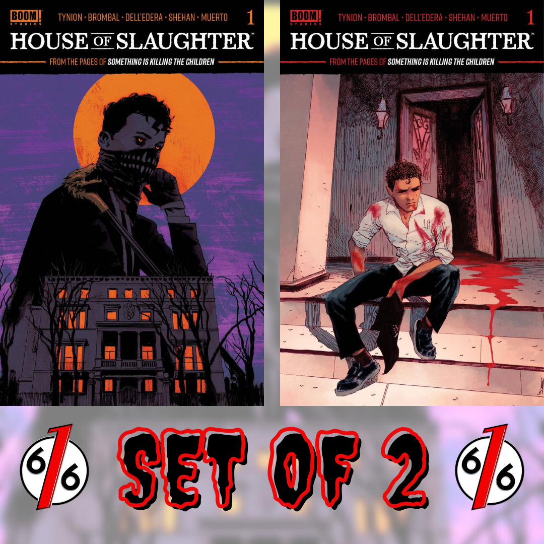 HOUSE OF SLAUGHTER #1 SET OF 2 Main Cover Shehan A & Dell’Edera Variant B