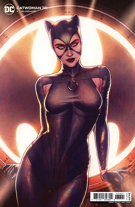 🚨🐈🔥 CATWOMAN #38 JENNY FRISON Card Stock Cover B Variant Batsignal Batman