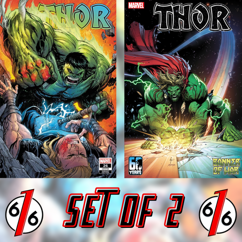 THOR #26 SET TYLER KIRKHAM Trade Dress Variant & GARY FRANK Main HULK