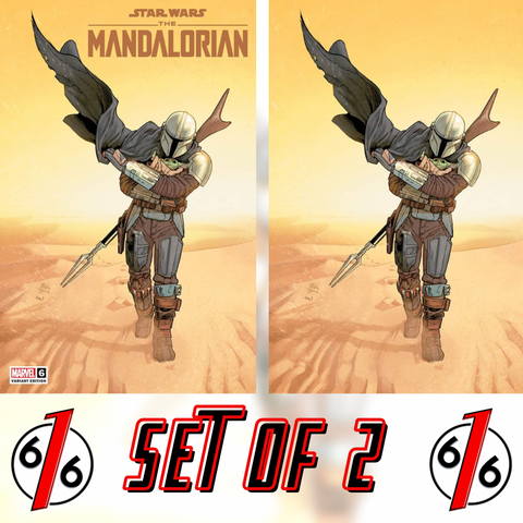 STAR WARS THE MANDALORIAN #6 SET YAGAWA Trade Dress & Virgin Variant