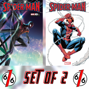 SPIDER-MAN #1 SET R1C0 Variant & BAGLEY Main Cover MILES MORALES