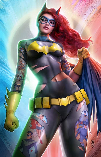 🔥🦇 BATMAN 132 SZERDY 616 Comics Virgin FOIL Tattoo Variant BATGIRL