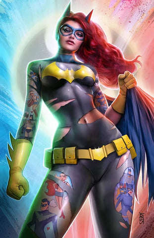 🔥🦇 BATMAN 132 SZERDY 616 Comics Virgin FOIL Tattoo Variant BATGIRL