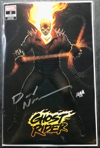 GHOST RIDER #2 SIGNED DAVID NAKAYAMA Unknown Trade Dress Exclusive Variant COA