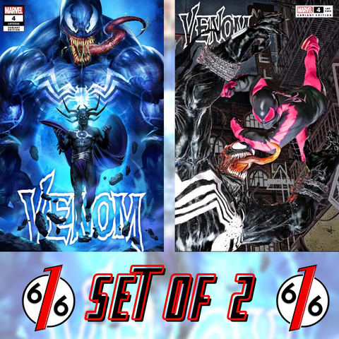 VENOM #4 TURINI & WILKINS Trade Dress Variant Set MERIDIUS Miles Morales LTD 3000