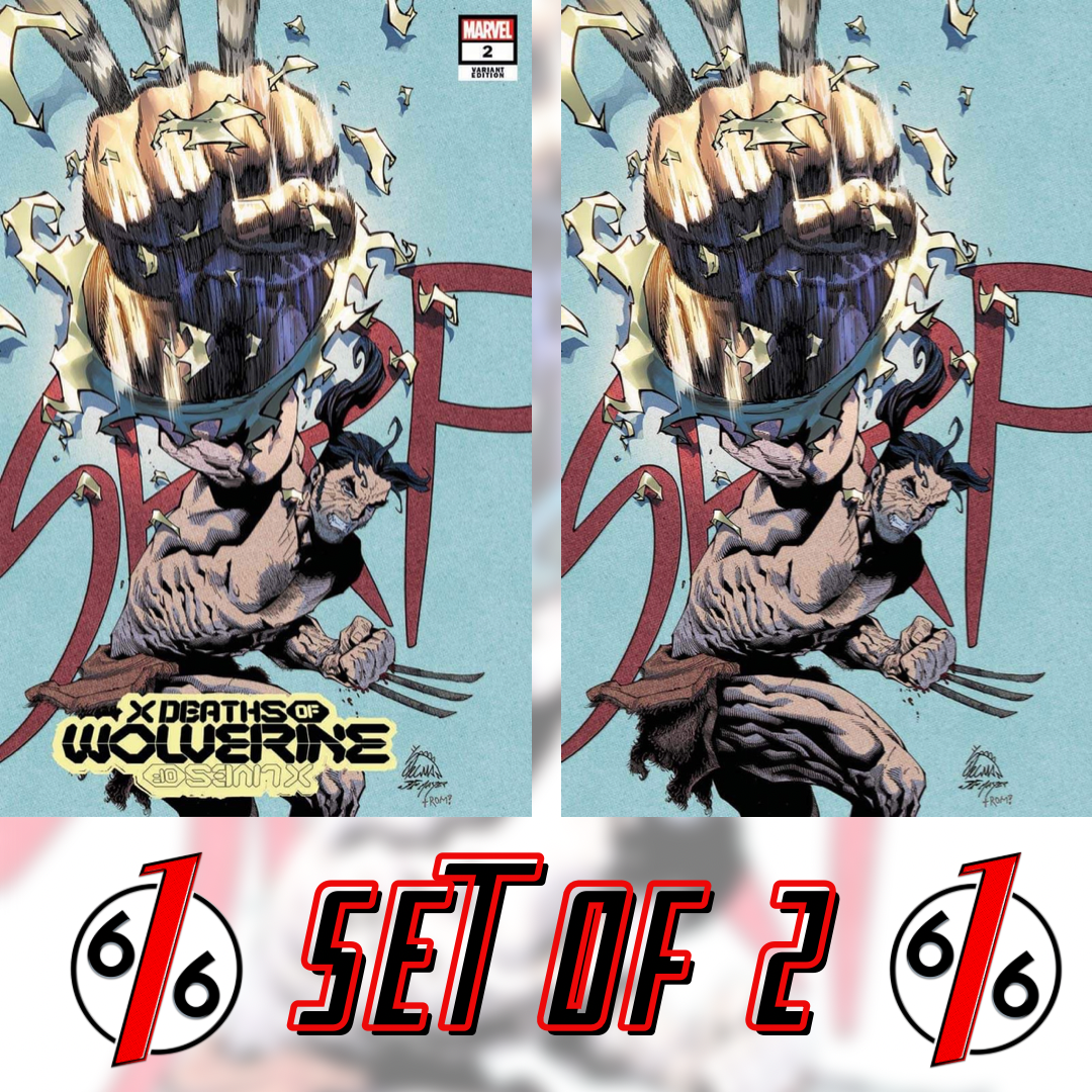 X DEATHS OF WOLVERINE #2 SET RYAN STEGMAN Trade Dress & Virgin Variant