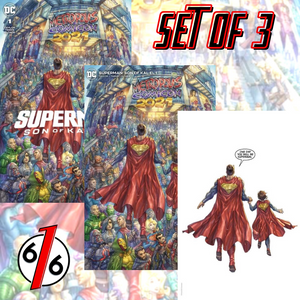 SUPERMAN SON OF KAL-EL #1 ALAN QUAH SET Trade & Minimal & Virgin LTD 1000