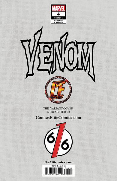 VENOM #4 MARCO TURINI 616 Virgin Variant Miles Morales LTD 1000