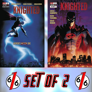 🚨⚡️ KNIGHTED #1 SET OF 2 Main Cover A Texeira & Cover B Deodato Variant AWA