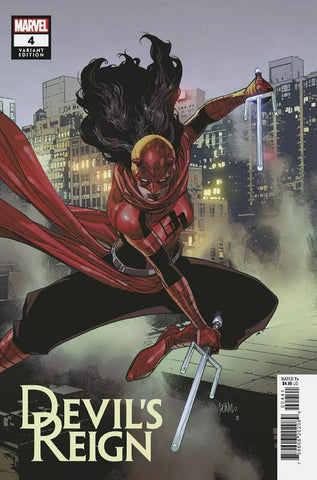 DEVIL’S REIGN #4 LEINIL YU 1:25 Ratio Variant Daredevil ELEKTRA