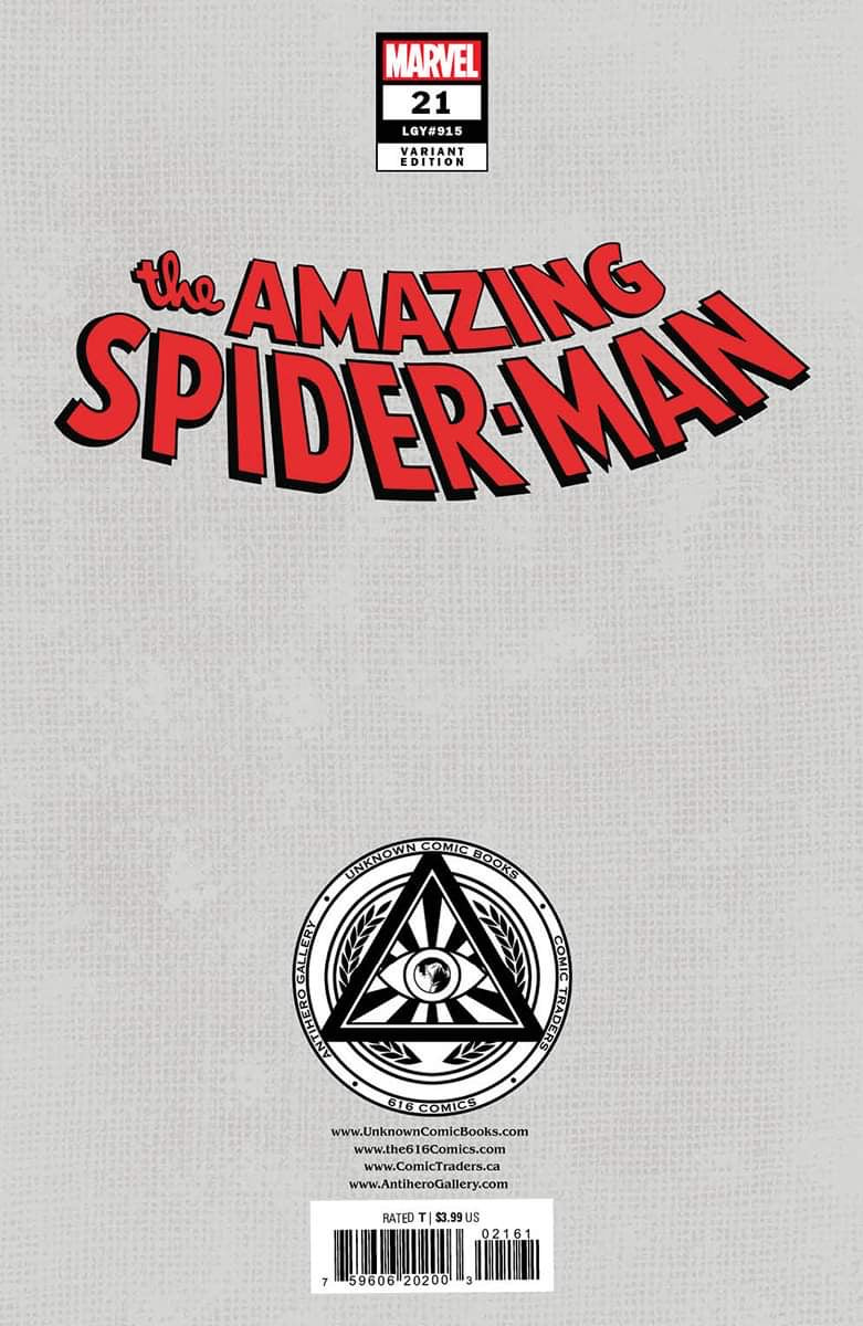 AMAZING SPIDER-MAN 21 DAVID NAKAYAMA SILK Trade Dress Variant