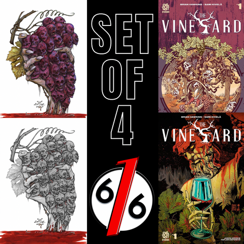 THE VINEYARD #1 SET ZOE LACCHEI 616 A & B Virgin Variant & Main Cover & FRANCAVILLA 1:15 Ratio Variant