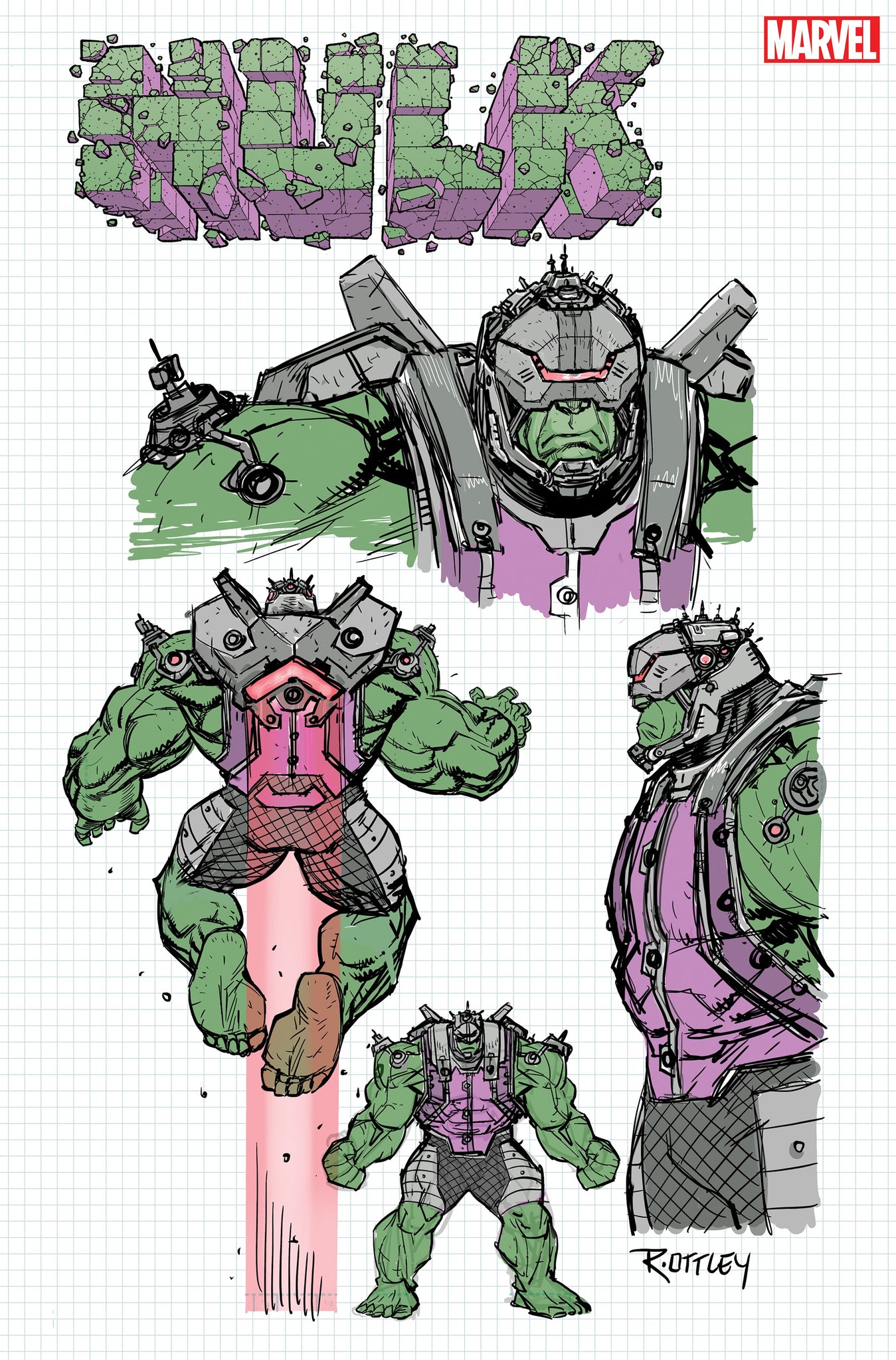 HULK #1 RYAN OTTLEY 1:10 Design Ratio Variant Donny Cates