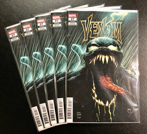 VENOM #27 RYAN STEGMAN VARIANT SET OF 5 Key Issue 1st App Codex