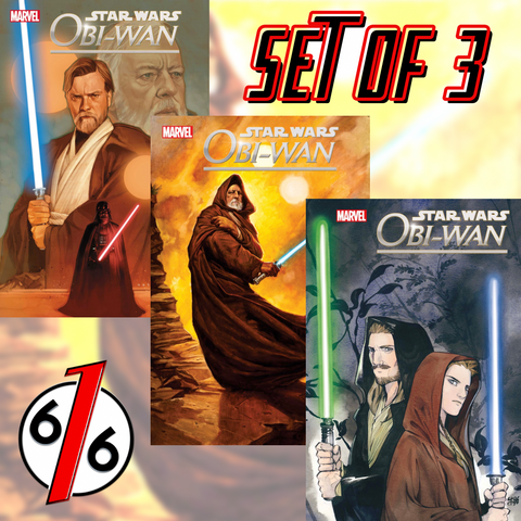 STAR WARS OBI-WAN KENOBI #1 SET Noto Main & E.M. Gist & Momoko Variant