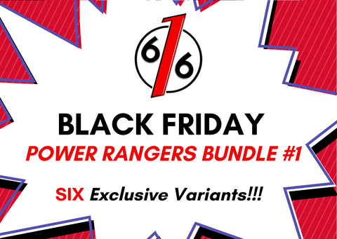 BLACK FRIDAY 2021 POWER RANGERS BUNDLE #1 - 6 Exclusive Variants